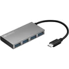 Kép 4/4 - Sandberg USB-C to 4 xUSB 3.0 Pocket Hub Silver