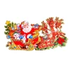 Kép 1/3 - Iris 3D Merry Christmas feliratú/32x17cm 2db karton dekoráció
