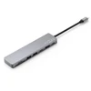 Kép 1/6 - FIXED 7-port aluminum USB-C HUB Card notebooks and tablets Szürke