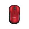 Logitech M185 vezeték nélküli piros notebook egér
