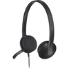 Kép 8/12 - Fejhallgató, mikrofonnal, USB csatlakozás, LOGITECH "H340"