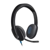 Fejhallgató, mikrofonnal, USB csatlakozás, LOGITECH 