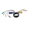 Kép 1/2 - ATEN 2L-5302P KVM Kábel PS/2 VGA 1,8m