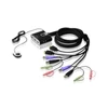 Kép 1/3 - ATEN CS692 2port USB HDMI Audio KVM switch