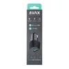 Kép 4/4 - AVAX CC302B CARLY 20W Autós töltő USB A (QC)+Type C (PD), fekete