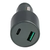 Kép 2/4 - AVAX CC663B CARLY+ 63W Autós töltő USB A (QC)+Type C (PD), fekete