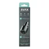 Kép 5/5 - AVAX CC680B CARLY+ 140W USB A+Type C fekete autós töltő