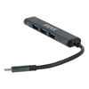 USB-C elosztó-HUB, 4 port, USB 3.0, AVAX 