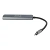USB-C elosztó-HUB, HDMI+USB-C+2xUSB 3.0, PD, AVAX 