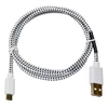 Kép 3/3 - Hama micro USB - USB A 1m fehér szövet adatkábel
