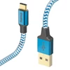 Kép 3/8 - Hama 201558 FIC E3 USB Type-C "Reflective" 1,5m, kék adatkábel
