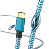 Kép 4/8 - Hama 201558 FIC E3 USB Type-C "Reflective" 1,5m, kék adatkábel