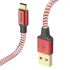 Kép 5/10 - Hama 201559 FIC E3 USB Type-C "Reflective" 1,5m, piros adatkábel