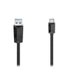 Kép 3/3 - Hama 200651 USB 3.1 Type-C- USB A fekete 0,75m adatkábel