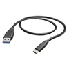 Kép 2/4 - Hama 201595 FIC E3 1,5 m USB 3.1 Type-C/USB A fekete adatkábel