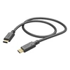 Kép 2/4 - Hama 201591 FIC E3 1,5 m USB 2.0 Type-C/Type-C (480Mbps) fekete adatkábel