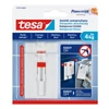 Kép 4/9 - Akasztószög, öntapadó, állítható, TESA "Powerstrips®", sima felületre, 2db/bliszt