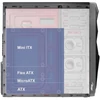 Kép 11/13 - Akyga AK995BK táp nélküli ATX ház