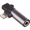 Kép 1/8 - Akyga AK-AD-63 Lightning input/output - Jack 3,5mm adapter
