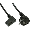 Kép 1/4 - Akyga AK-PC-02A 1,5m IEC C13 90° - CEE 7/7 tápkábel