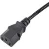 Kép 3/6 - Akyga AK-PC-03A 1,8m IEC C14 - IEC C13 tápkábel