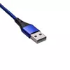 Kép 4/4 - Akyga AK-USB-42 1m USB - Type C kék mágneses adat- és töltőkábel