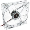 Kép 1/3 - Akyga AW-12A-WH 120mm Molex 4 LED fehér ház hűtőventilátor