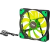 Kép 1/10 - Akyga AW-12E-BG 120mm zöld LED ház hűtőventilátor