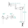 Kép 13/14 - Arctic X1 Desk Mount Monitor Arm Black