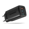 Kép 1/13 - Axagon ACU-DPQ65 GaN USB-A + 2xUSB-C PD3.0/QC4+/PPS/Apple 65W hálózati töltő