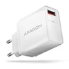 Kép 1/10 - Axagon ACU-QC19W 1xUSB QC 3.0 19W fehér hálózati gyorstöltő adapter