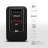 Kép 4/9 - Axagon ACU-QS24 QC3.0 + 5V-1.2A fekete fali töltő