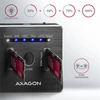 Kép 4/18 - Axagon ADSA-M2C USB-C 3.2 M.2 fekete dual dokkoló állomás