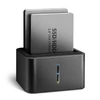 Kép 1/14 - Axagon ADSA-D25 USB 3.2 Gen1 SATA fekete dual dokkoló állomás