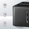 Kép 5/14 - Axagon ADSA-D25 USB 3.2 Gen1 SATA fekete dual dokkoló állomás