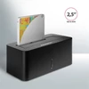 Kép 3/17 - Axagon ADSA-SN USB 3.0 SATA fekete dokkoló állomás