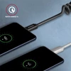 Kép 6/11 - Axagon BUCM-CM10TB Twister USB-C 2.0 - USB-C 0,6 m fekete csavart kábel