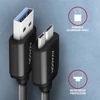 Kép 3/7 - Axagon BUMM3-AM10AB micro USB 3.2 Gen 1 B - USB A 1 m fekete kábel
