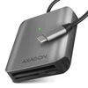 Kép 1/11 - Axagon CRE-S3C USB-C 3.2 SD/microSD/CF külső kártyaolvasó
