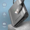 Kép 2/12 - Axagon CRE-S3 USB-A 3.2 SD/microSD/CF külső kártyaolvasó
