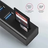 Kép 3/10 - Axagon HMA-CR3A 3 portos USB3.2. Gen 2 fekete HUB kártyaolvasóval