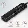 Kép 2/10 - Axagon HMC-GL3A SuperSpeed USB3.2 Gen 1 C HUB + Gigabit LAN