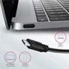 Kép 3/11 - Axagon HMC-4G2 4 portos USB3.2. Gen 2 ezüstfekete HUB