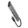 Kép 1/13 - Axagon HMC-5G2 5 portos USB3.2. Gen 2 ezüstfekete HUB