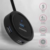 Kép 2/10 - Axagon HUE-P1A 4 portos USB3.0 kör HUB