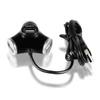 Kép 2/15 - Axagon HUE-X3B Trinity 4 portos USB2.0 hosszú kábeles fekete HUB