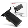 Kép 8/19 - Axagon PCEM2-DC PCI-Express - NVME+NGFF M.2 hűtővel ellátott adapter