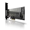 Kép 1/16 - Axagon PCEM2-D PCI-Express - NVME+NGFF M.2 adapter