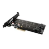 Kép 2/16 - Axagon PCEM2-D PCI-Express - NVME+NGFF M.2 adapter