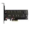 Kép 3/16 - Axagon PCEM2-D PCI-Express - NVME+NGFF M.2 adapter